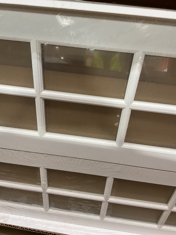 Photo 1 of **MINOR DAMAGE BOTTOM CORNER**National Door Company Z019952BA Primed MDF 10 Lite Clear Glass