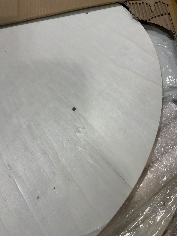 Photo 1 of **PLATFORMED CRACKED**Barydat Christmas Village Display Tree Stand 5 Tier 59 Inches Christmas Display Shelves with Snow Blanket Garland Xmas Tree Wooden Holder for Holiday