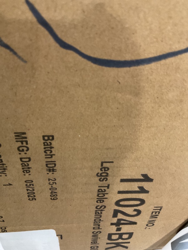 Photo 1 of 11024-BK Standard Swivel Glide Table Legs for Activity Tables