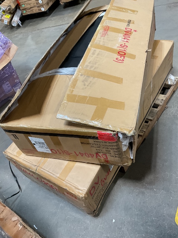 Photo 1 of **TRUCK PICK UP ONLY**STOCK PHOTO FOR REFERENCE **DV4041-S(1of3) 3 seat sofa black