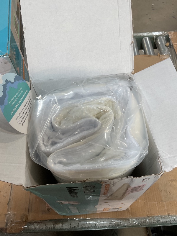 Photo 1 of 2” Crib Mattress Topper Memory Foam - Waterproof Breathable Soft Washable Cover 52” x28” x 2” Fits Standard Size Cribs & Toddler Beds by Sleepah