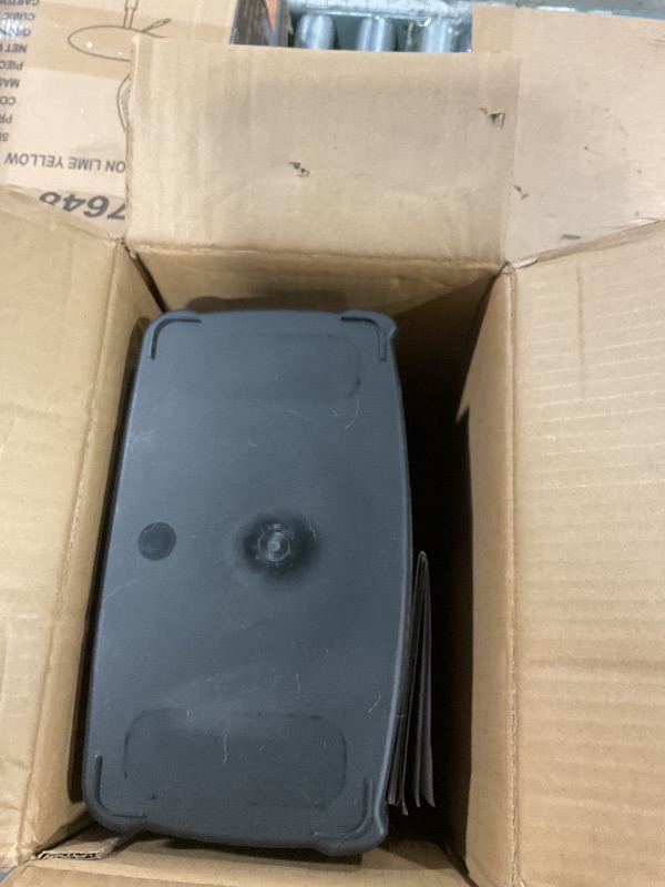 Photo 1 of ***FOR PARTS ONLY / BROKEN** Amazon Basics 6-Sheet Cross-Cut Paper and Credit Card Shredder with 3.8 Gallon Bin, Shreds Staples, Black
