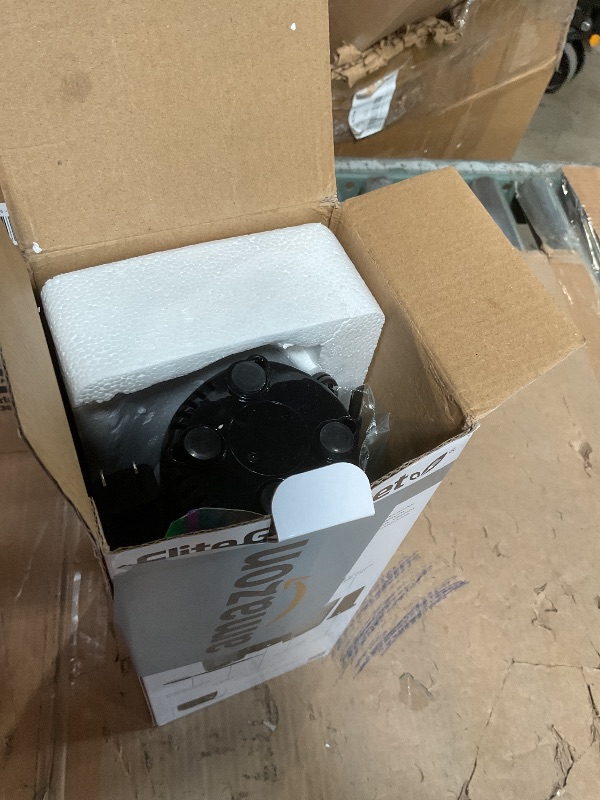 Photo 1 of *** FOR PARTS ONLY/ NON-FUNCTIONAL*** Elite Gourmet EJX600 Mini Compact Small Space-Saving Masticating Slow Juicer Cold Press Juice Extractor, Nutrient and Vitamin Dense, BPA-Free Tritan, Easy to Clean, 16 oz Juice Cup, Charcoal Grey