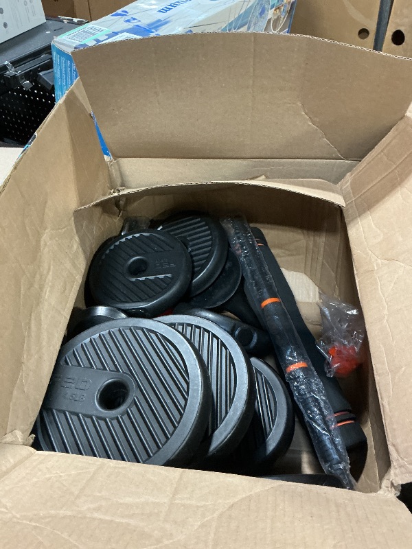 Photo 1 of ***USED***FEIERDUN Adjustable Dumbbells, 50lbs Free Weight Set with Connector, 4 in1 Dumbbells Set Used as Barbell, Kettlebells, Push up Stand, Fitness Exercises for Home Gym Suitable Men/Women