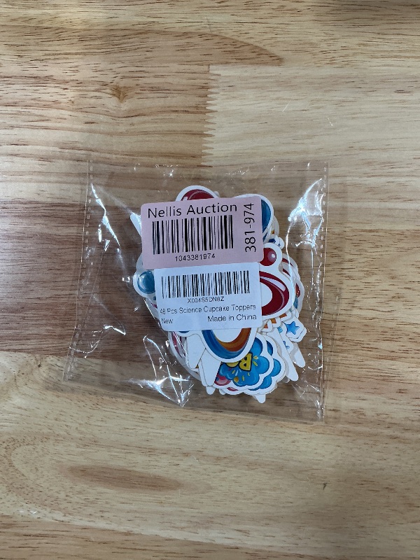 Photo 1 of 48 Pcs Science Cupcake Toppers Science Party Decorations