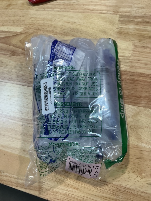 Photo 1 of 10 Pack 60ml Syringes Without Needle, Sterile & Individually Sealed, Large Plastic Syringes for Liquid, Precise Measuring for Pet Feeding, Scientific Labs & Dispensing