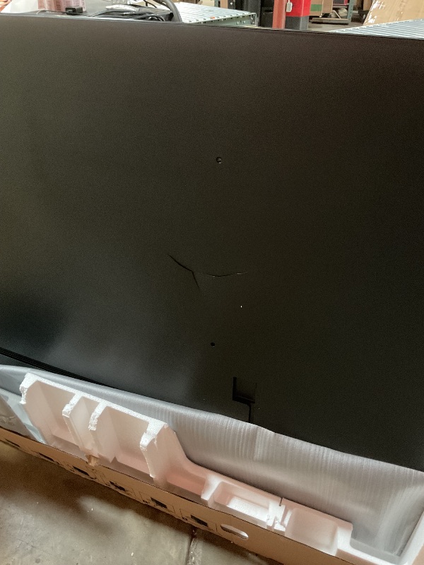 Photo 1 of *DAMAGED Samsung 85-Inch Class QLED 4K Q70D Series Quantum HDR Smart TV with Object Tracking Sound Lite, Motion Xcelerator, Eye Comfort Mode, Gaming Hub, Alexa Built-in (QN85Q70D, 2024 Model)