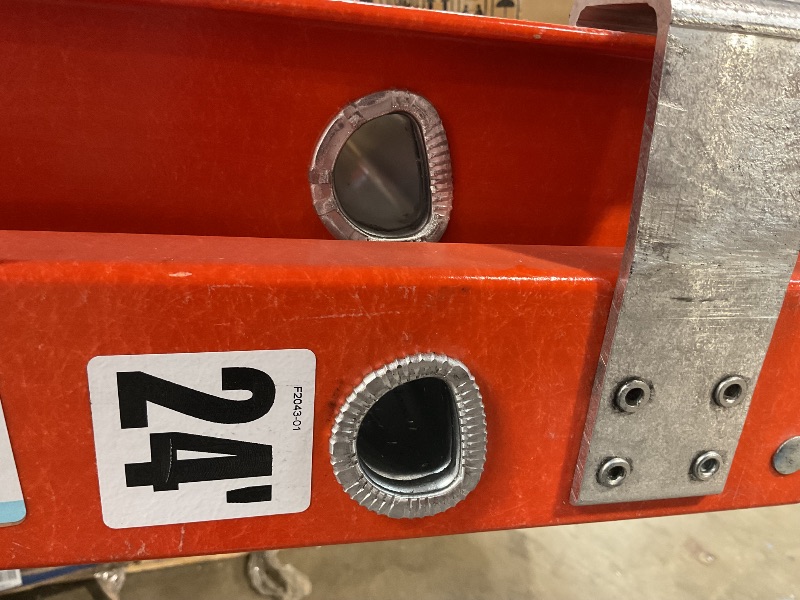 Photo 1 of LITE 24-foot Fiberglass Extension Ladder, 300-Pound Load Capacity, Type IA, LP-3021-24 