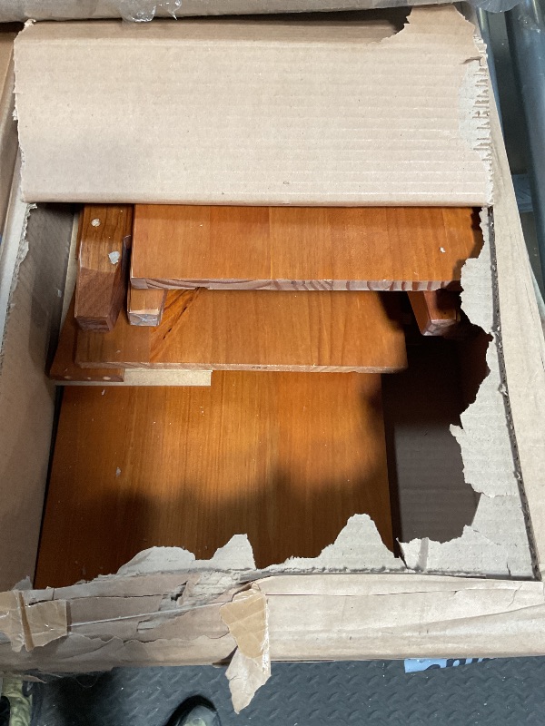 Photo 1 of **MISSING HARDWARE** Camaflexi r Style 6 Shelf Bookcase / Solid Wood / 72 inch Tall / Adjustable Shelving / Closed Back / Display Bookshelf for Living Room, Bedroom, Home and Office, Cherry