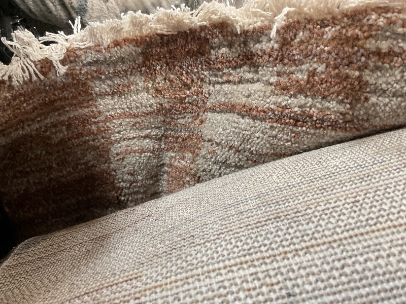 Photo 1 of *DIRTY CORNER* Loloi Amber Lewis Cali Collection CIL-06 Brick/Natural 6'-7" x 9'-2" Area Rug