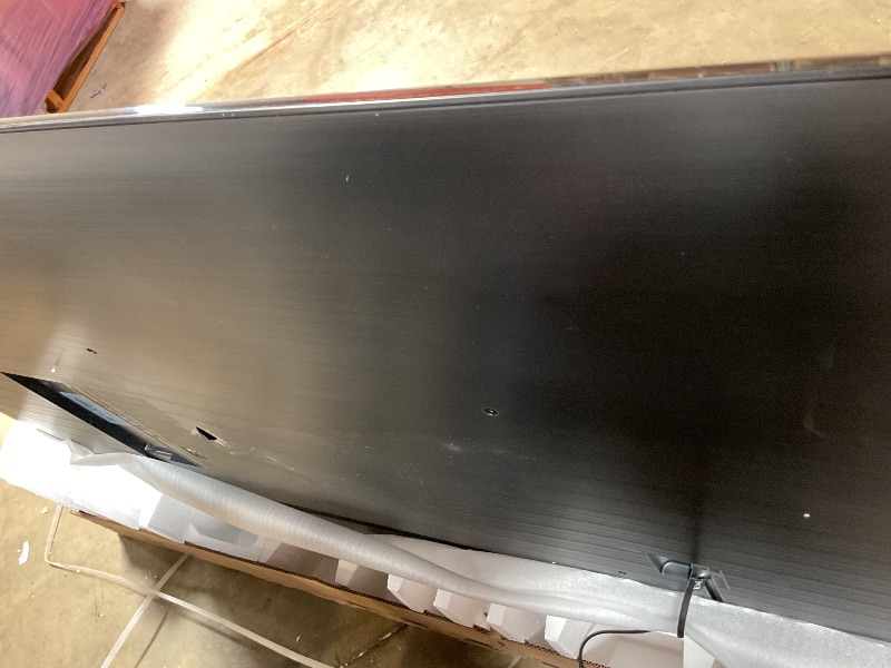 Photo 1 of *BROKEN BACK Samsung 75-Inch Class QLED 4K Q60D Series Quantum HDR Smart TV w/Object Tracking Sound Lite, Motion Xcelerator, Slim Design, Gaming Hub, Alexa Built-in (QN75Q60D, 2024 Model)