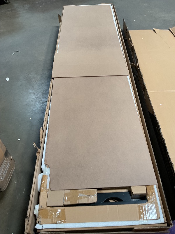 Photo 1 of GoSports Premium 9 ft Shuffleboard Table with 8 Pucks, Shuffleboard Wax, and Brush