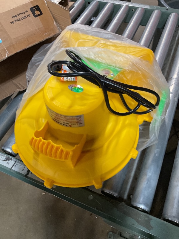 Photo 1 of **BLOWER MOTOR ONLY**Inflatable White Bounce House for Kids with UL Blower-Portable, Large Ball Pool and Jump Space 3in1 Bouncy Castles A Spacious Joy-Room Bounce House for Kids 3-12 (Oxford material-13' L X 8' W X 8' H)