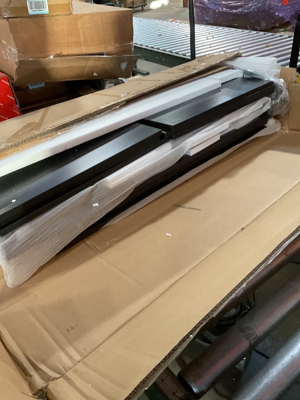 Photo 1 of **FRAME ONLY/NO DRAWERS**HPWLYO 9 Drawer Dresser with LED Light, Tall Fabric Drawers Dresser for Bedroom with Power Outlets, Dressers & Chests of Drawers with 3 Shelves for Bedroom