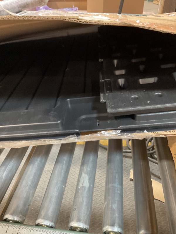 Photo 1 of ***PARTIAL SET BOX 1 OF 2*** YITAHOME 200 Gallon Double-Wall Deck Box with Divider & Side Handles, Outdoor Large Storage for Patio Furniture Cushions, Garden Pool Accessories, Water Resistant & Lockable(Black)