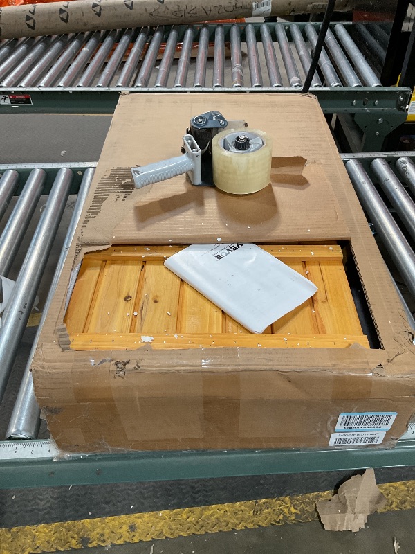 Photo 1 of **MISSING HARDWARE**VEVOR Tortoise Habitat, Cedar Wooden Tortoise House Indoor & Outdoor, Tortoise Enclosure with Light Stand, Reptile Enclosure Small Animal Cage with Stand Legs for Gecko, Lizard, Snake