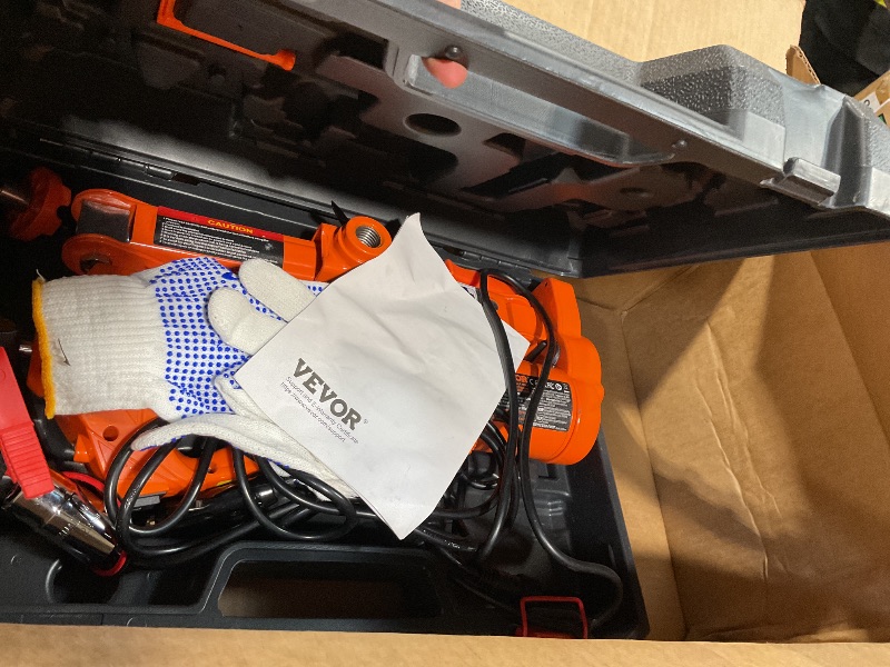 Photo 1 of **USED**VEVOR Electric Car Jack, 3 Tons /6600 lbs 12V Electric Scissor Jack with Electric Impact Wrench, Double Saddles with Remote Control, Portable Car Jack for Sedan, SUV, Truck Tire Change Replacement