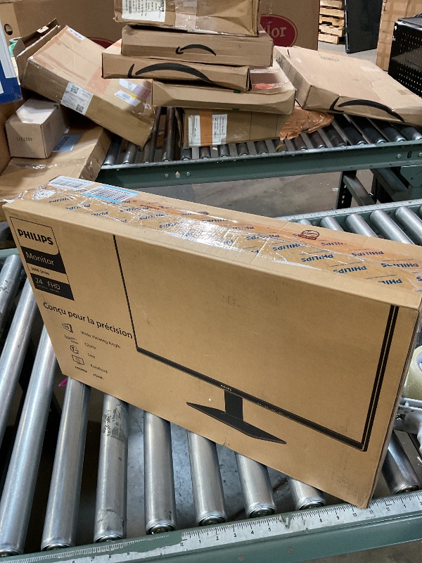 Photo 1 of **POWER CORD MISSING**Philips 24E2N2100 24 inch IPS FHD (1920 x 1080) 120Hz Gaming Office Monitor, VESA, HDMI x1, VGA Port x1, Eye Care, 4 Year Advance Replacement Warranty