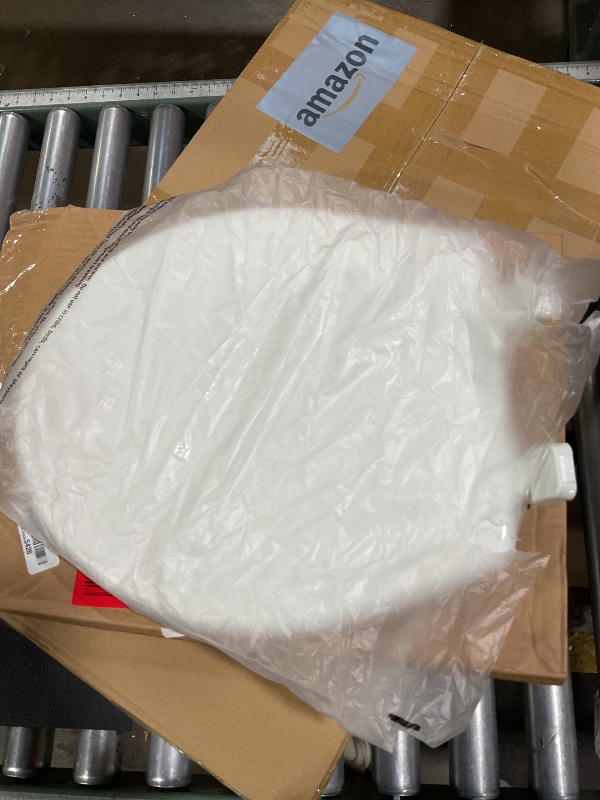 Photo 1 of ***UNKNOWN MISSING PIECES/DAMAGES*** Mayfair Cassel Slow Close Toilet Seat, Easy Clean, Non Slip Premium Wood Seat, Easy Install, Made in USA, Round, White