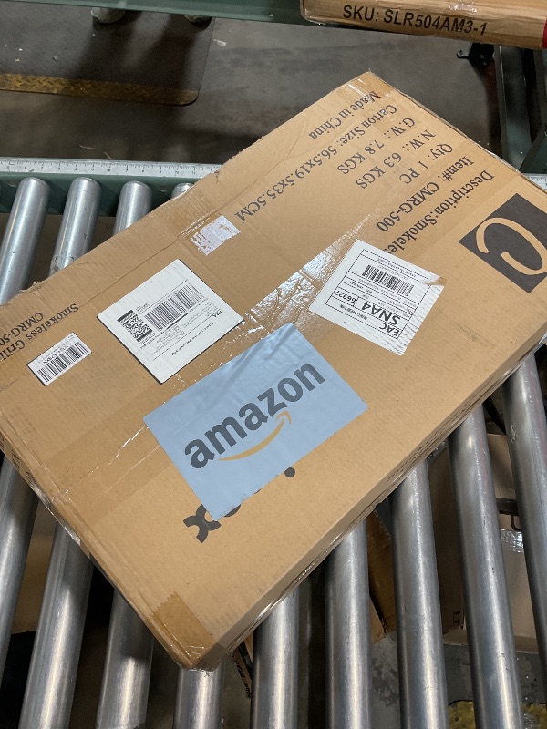 Photo 1 of ***DIRTYY/ MISSING POWER CORD*** CUSIMAX Smokeless Indoor Grill, 1500W Electric Grill Korean BBQ Grill with LED Smart Display & Tempered Glass Lid, Non-stick Removable Grill Plate, Turbo Smoke Extractor, Black New Model