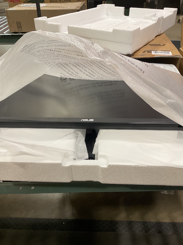 Photo 1 of **PARTS ONLY**ASUS TUF Gaming 27" 1080P Monitor - Full HD, 165Hz (Supports 144Hz), 1ms, Extreme Low Motion Blur, FreeSync Premium, Shadow Boost, Eye Care, HDMI, DisplayPort, Tilt Adjustable - VG277Q1A,Black