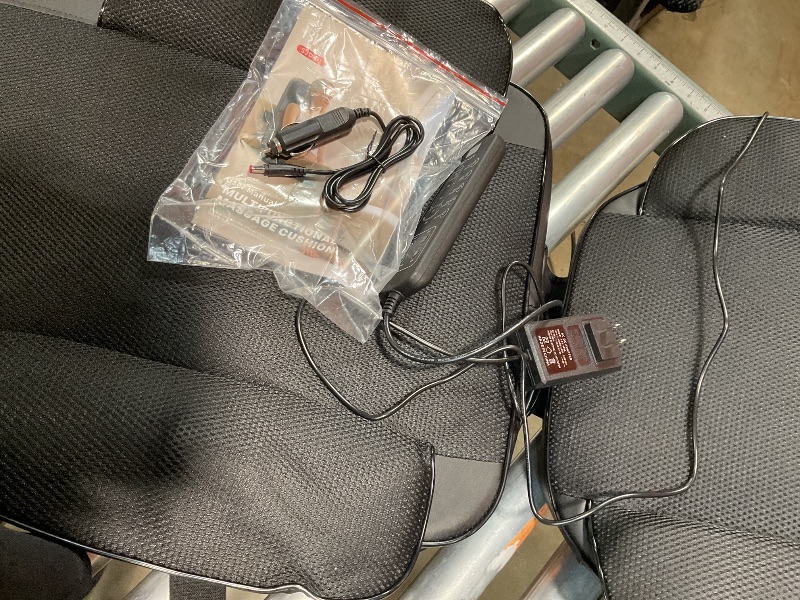 Photo 1 of * SELLING FOR PARTS, TURNS ON BRIEFLY, BUT MULTIPLE FUNCTIONS AT ONCE MAKE MACHINE CRASH * Shiatsu Neck and Back Massager with Heat, 4D Kneading Back Massager for Pain Relief Deep Tissue, Comfortable Back Massage for Chair, Massager for Home Office, Gifts