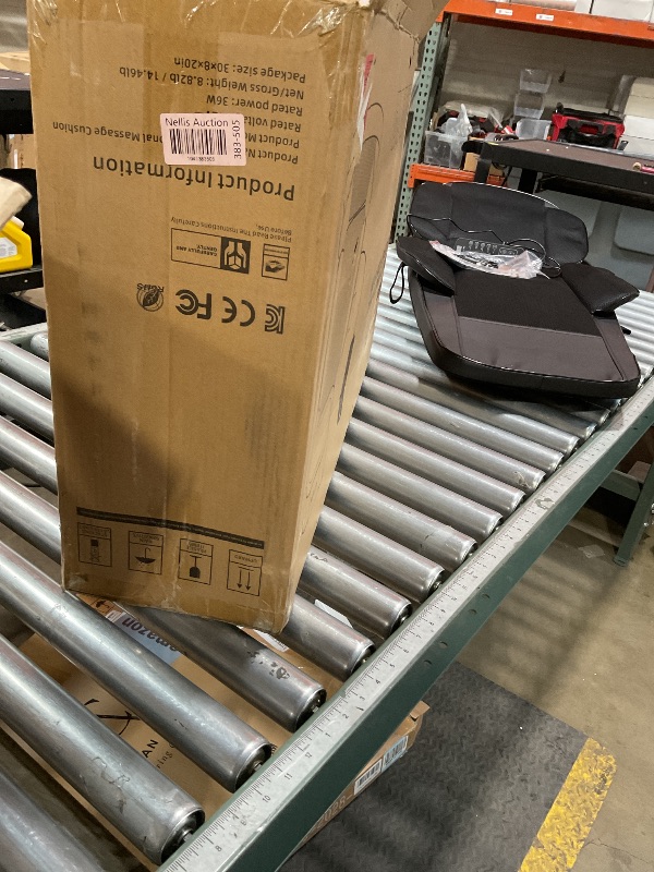 Photo 1 of * SELLING FOR PARTS, TURNS ON BRIEFLY, BUT MULTIPLE FUNCTIONS AT ONCE MAKE MACHINE CRASH * Shiatsu Neck and Back Massager with Heat, 4D Kneading Back Massager for Pain Relief Deep Tissue, Comfortable Back Massage for Chair, Massager for Home Office, Gifts