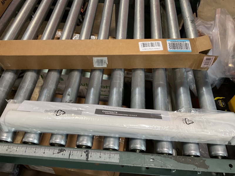 Photo 1 of LazBlinds Cordless Zebra Blinds for Windows - Dual Layer Light Filtering & Blackout Roller Shades, Free-Stop Lift System, No Drill Easy Install, Day & Night Privacy with Valance, 24.5"W X 72"H, White