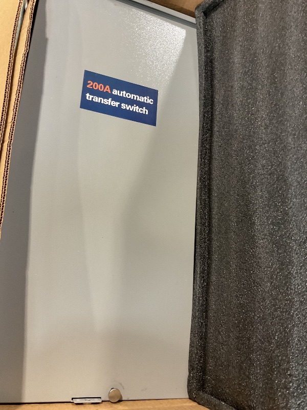 Photo 1 of 200 Amp Single Phase Automatic Transfer Switch, Replace for Generac RXSW200A3, Power Management for Outdoor and Indoor Use, Service Entrance Rated, NEMA 3R Aluminum Enclosure