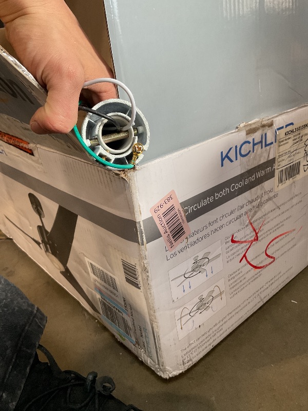 Photo 1 of **MISSING PARTS**Minka-Aire F524-WHF Roto 52" Ceiling Fan with Wall Control, Flat White