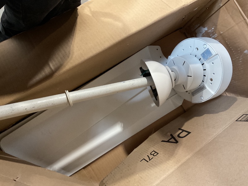 Photo 1 of **MISSING PARTS**Minka-Aire F524-WHF Roto 52" Ceiling Fan with Wall Control, Flat White