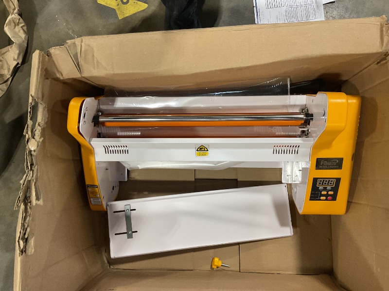 Photo 1 of * MINOR STRUCTURAL DAMAGE * DEJUN Laminating Machine 18" Hot and Cold Roll Laminator 110V Digital Thermal Laminating Machine for A2/A3 Single/Dual Sides Lamination