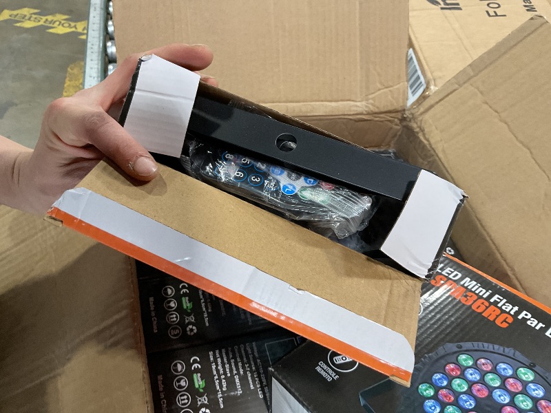 Photo 1 of 12 Packs 36 LED Stage Lights RGB LED Par Lights 7 Channels DJ Uplights for Events with Sound Activated Remote Control & DMX Uplighting for Events Party Club Wedding Christmas Holiday Disco