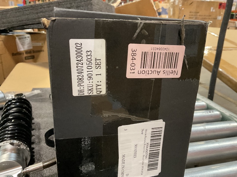 Photo 1 of * SELLING FOR PARTS, PLEASE SEE LAST PHOTO FOR DAMAGE. ONLY ONE THREAD IS DAMAGED  * Mofun Remote Reservoir Rear Suspension Shocks with Silver Reservoir Compatible with Harley Touring Road King Electra Road Street Glide 2014-2025
