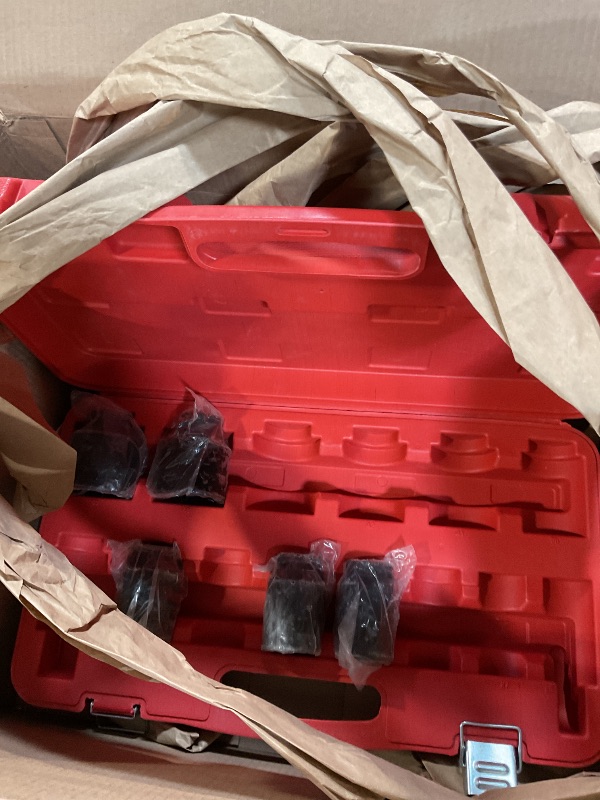 Photo 1 of ***PARTIAL SET ONLY 5 SOCKET ATTACHMENTS****TONYNOL 3/4 Inch Drive Deep Impact Socket Set,6-Point, Metric Sizes(25-50mm),14 PCS,Cr-Mo Steel,Heavy Duty Impact Sockets for Automotive & Industrial Machinery,With a Storage Case