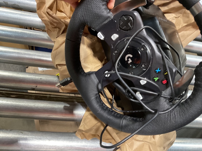 Photo 1 of ***FOR PARTS/ FUNCTIONS BUT HAS ISSUES**** Logitech G920 Driving Force Racing Wheel and Floor Pedals