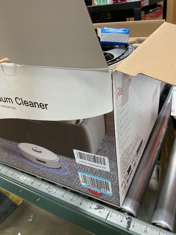 Photo 1 of ***HAS ISSUES FUNCTIONING POSSIBLY FOR PARTS***** Redkey R10 Robot Vacuum, 3-in-1 Vacuum Robot with Suction Station and Mop, LiDAR Navigation, Powerful 4000Pa Suction Power, 4L Dust Bag, 90 Days Hands-Free Cleaning, Ideal for Pet Hair Cleaning