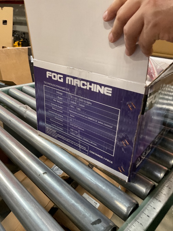 Photo 1 of ***FOR PARTS/ HAS ISSUES FUNCTIONING*** Telbum Fog Machine 1500 Watt and 16000 CFM Fog with with 2 Sets of Controllers, Professional Smoke Machine for DJ Stage Halloween Party Wedding Christmas