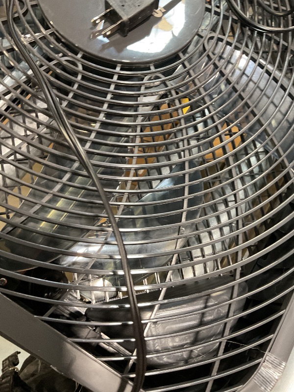 Photo 1 of * ONE BROKEN BLADE * 20 Inch Box Fan – 3 Speeds, 25ft/s, Floor Fans, Superior Air Throw (2295 CFM), Lightweight, 5 Blades, Portable & Durable for Bedroom, Office, Living Room, Garage