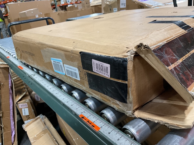 Photo 1 of **PARTS ONLY** knoworld LED Coffee Tables for Living Room, Farmhouse Wood Coffee Table, 33.5" Square Coffee Table with Storage, Large Vintage Brown Center Table, Living Room Tables Cocktail Table (Vintage Brown)