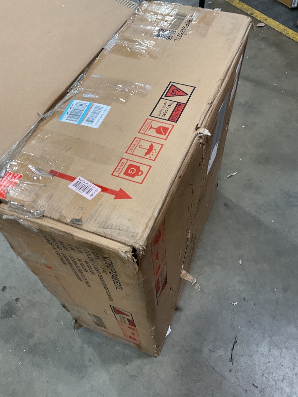 Photo 1 of ***PARTIAL SET/ ONLY 1 CHAIR*** Merax Outdoor Acacia Wood Club Chairs with Beige Cushions (Set of 2), Light Teak Finish Armchair for Garden, Porch, Backyard, Balcony