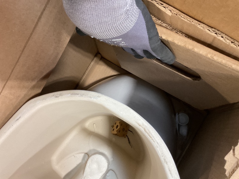 Photo 1 of **3 BOXES**American Standard 606AA002.020 H2Option Two-Piece Toilet with Toilet Seat and Wax Ring, Elongated Front, Chair Height, Dual Flush, White, 0.92 - 1.28 gpf