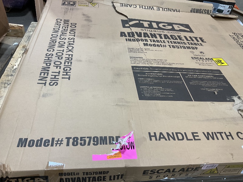 Photo 1 of **SCRAPE. FRAME PIECE CAME LOOSESTIGA Advantage Series Ping Pong Tables - 13, 15, 19, and 25mm Tabletops - Quickplay 10 Minute Assembly - Playback Mode - Recreational to Tournament Level
