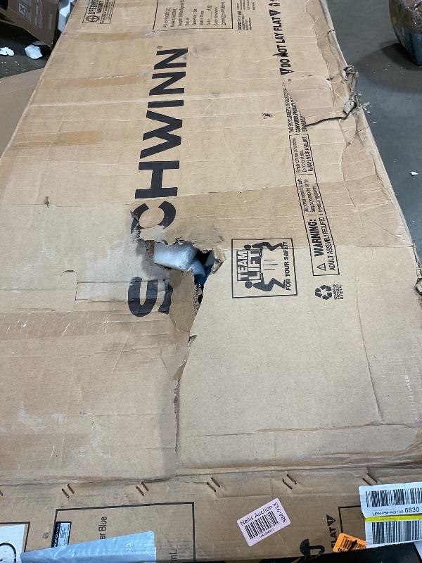 Photo 1 of **SELLING FOR PARTS. MISSING TIRE, RIM AND HANDLEBARS**Schwinn Regioneer Mens Hybrid Comfort Bike, 26-Inch Wheels, 7 Speed, 17-Inch Steel Frame, Alloy Linear Brakes, Blue