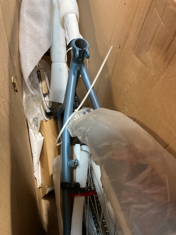 Photo 1 of **SELLING FOR PARTS. MISSING TIRE, RIM AND HANDLEBARS**Schwinn Regioneer Mens Hybrid Comfort Bike, 26-Inch Wheels, 7 Speed, 17-Inch Steel Frame, Alloy Linear Brakes, Blue