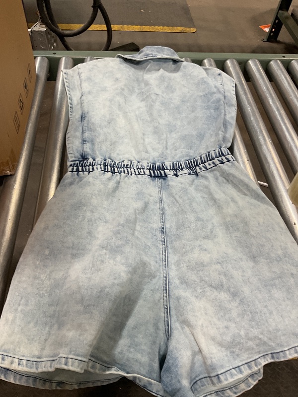 View 3 of **DIRT. SIZE NOT LISTED**Women’s denim outfit top and bottom. 
