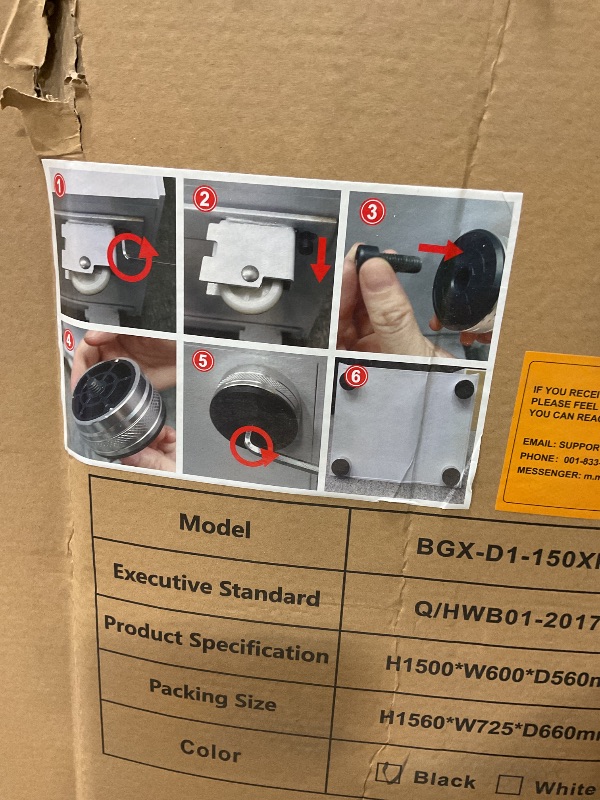 Photo 1 of ?US STOCK?TIGERKING 17.6 Cubic Feet Extra Large Heavy Duty Safe Box, Home Safe with Double Safety Key Lock and Separate Lock Box, Digital safe with 3 Removable Shelf for Home Hotel Office,235lbs