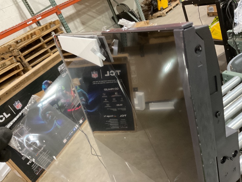 Photo 1 of **TV ONLY. NO ACCESSORIES. NO REMOTE. NO POWER CORD. NO LEGS**TCL 65-Inch Class QM6K Series QD-Mini LED 4K UHD Google Smart TV Best Value Mini-LED TV - QLED, 144hz, 288hz Gaming Rate, High Contrast Screen, Onkyo Audio, Dolby Atmos (65QM6K, 2025 Model)