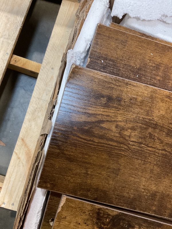 Photo 1 of **MINOR DAMAGE TO ENDS ON 3 BOARDS**Aquzee Bakers Racks for Kitchens with Storage, 6 Tiers Large(47.2“W x 15.7”D x 70.8" H) Kitchen Stand with Hutch, Freestanding Organizer with Shelves,Rustic Brown