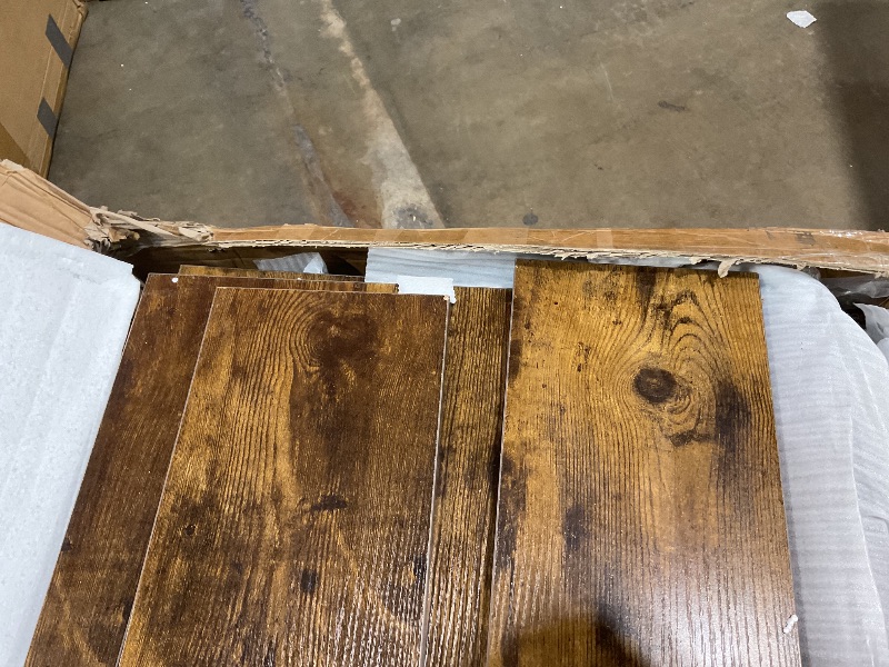 Photo 1 of **MINOR DAMAGE TO ENDS ON 3 BOARDS**Aquzee Bakers Racks for Kitchens with Storage, 6 Tiers Large(47.2“W x 15.7”D x 70.8" H) Kitchen Stand with Hutch, Freestanding Organizer with Shelves,Rustic Brown